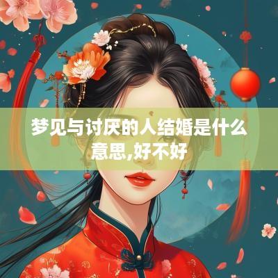 梦见与讨厌的人结婚是什么意思,好不好 梦见与讨厌的人结婚是什么意思,好不好
