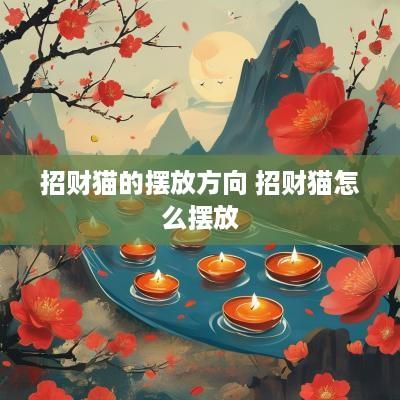 招财猫的摆放方向 招财猫怎么摆放