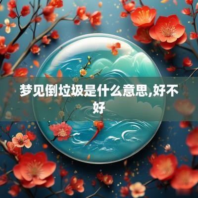 梦见倒垃圾是什么意思,好不好