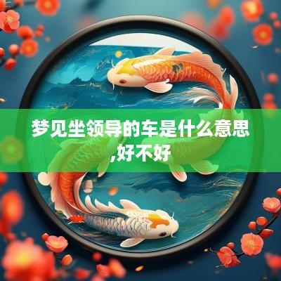 梦见坐领导的车是什么意思,好不好