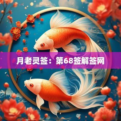 月老灵签：第68签解签网