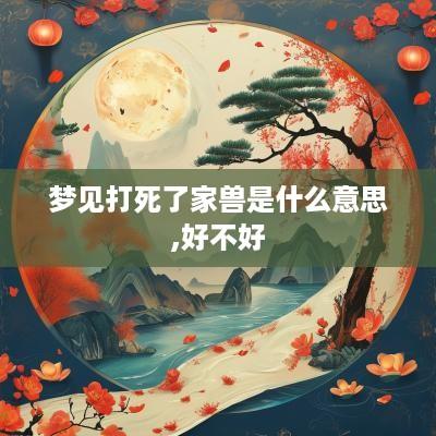 梦见打死了家兽是什么意思,好不好