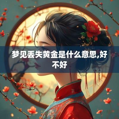 梦见丢失黄金是什么意思,好不好