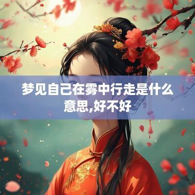 梦见自己在雾中行走是什么意思,好不好
