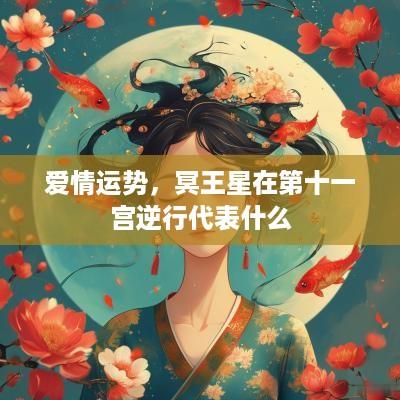 爱情运势，冥王星在第十一宫逆行代表什么