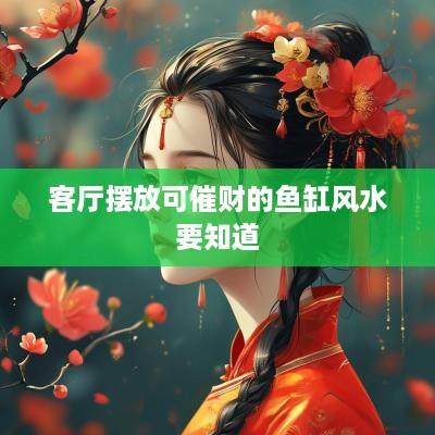 客厅摆放可催财的鱼缸风水要知道