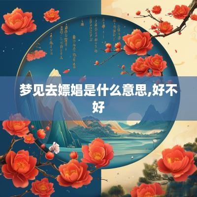 梦见去嫖娼是什么意思,好不好