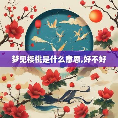 梦见樱桃是什么意思,好不好