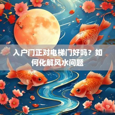 入户门正对电梯门好吗？如何化解风水问题