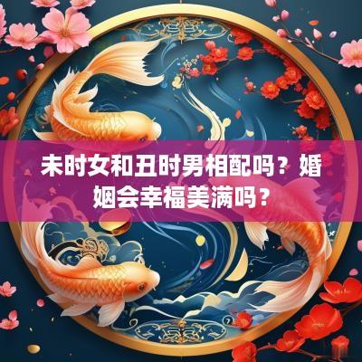 未时女和丑时男相配吗？婚姻会幸福美满吗？