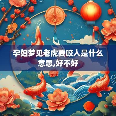 孕妇梦见老虎要咬人是什么意思,好不好