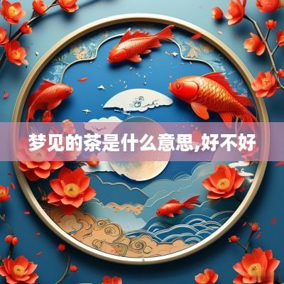 梦见的茶是什么意思,好不好
