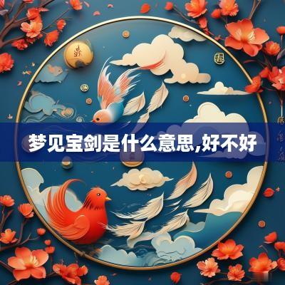 梦见宝剑是什么意思,好不好