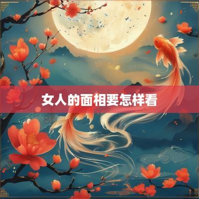 女人的面相要怎样看