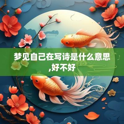 梦见自己在写诗是什么意思,好不好
