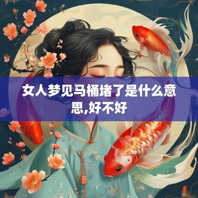 女人梦见马桶堵了是什么意思,好不好