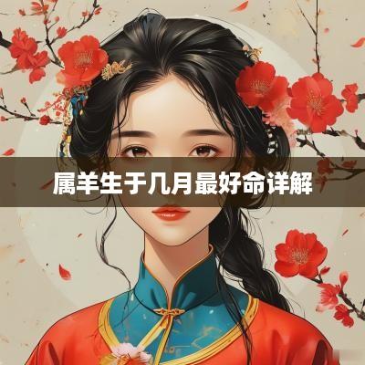 属羊生于几月最好命详解
