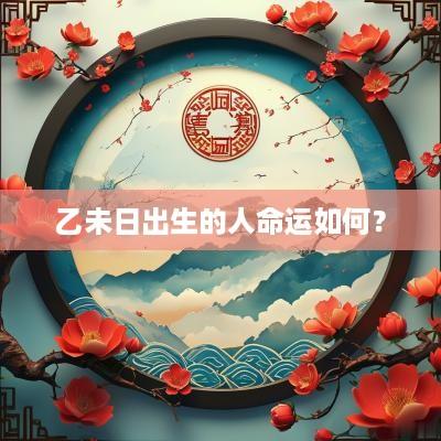 乙未日出生的人命运如何？