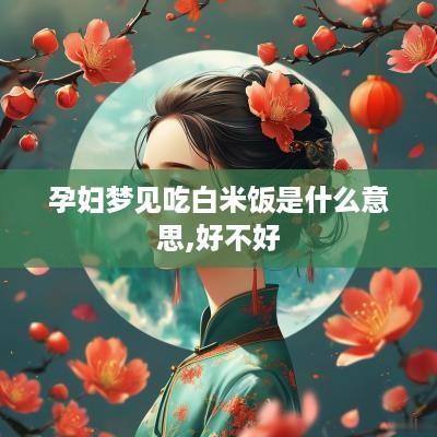 孕妇梦见吃白米饭是什么意思,好不好