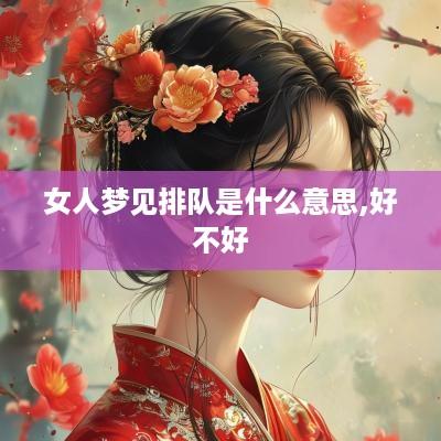 女人梦见排队是什么意思,好不好