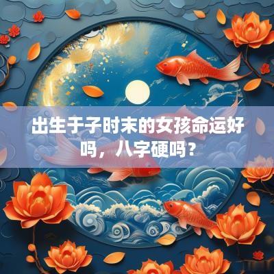 出生于子时末的女孩命运好吗，八字硬吗？