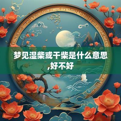 梦见湿柴或干柴是什么意思,好不好