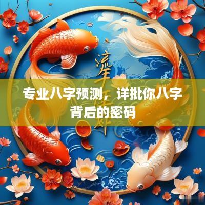 专业八字预测，详批你八字背后的密码