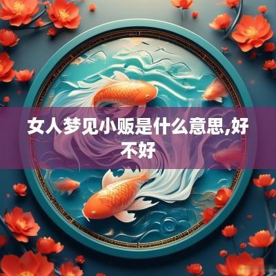 女人梦见小贩是什么意思,好不好