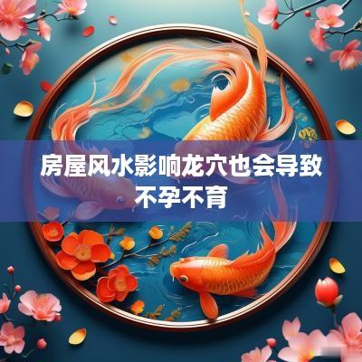 房屋风水影响龙穴也会导致不孕不育