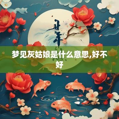 梦见灰姑娘是什么意思,好不好