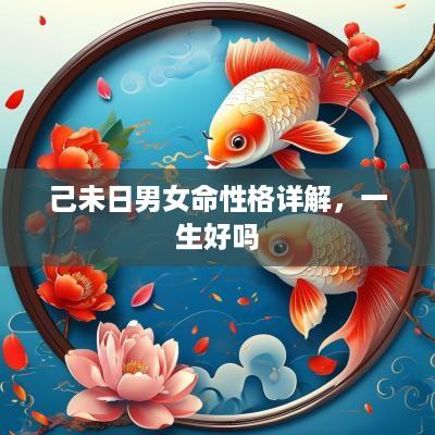 己未日男女命性格详解，一生好吗
