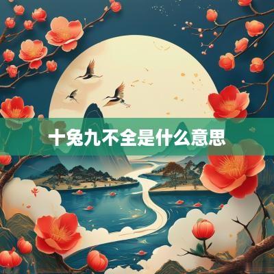 十兔九不全是什么意思