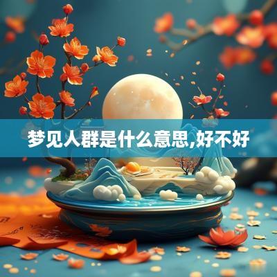 梦见人群是什么意思,好不好