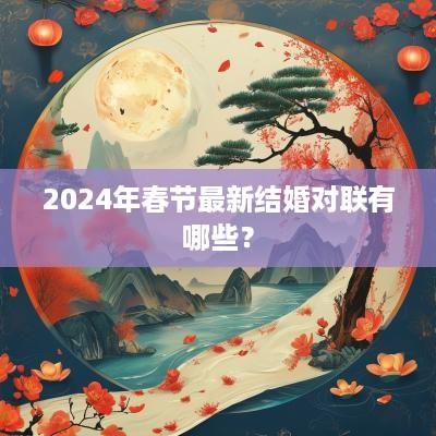2025年春节最新结婚对联有哪些？
