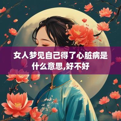 女人梦见自己得了心脏病是什么意思,好不好