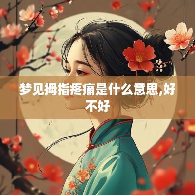 梦见拇指疼痛是什么意思,好不好