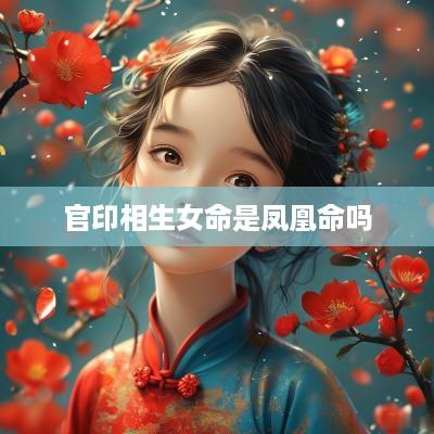 官印相生女命是凤凰命吗