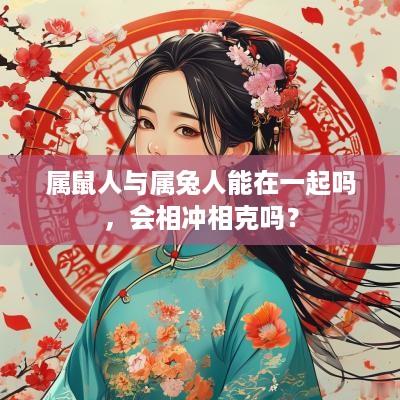 属鼠人与属兔人能在一起吗，会相冲相克吗？