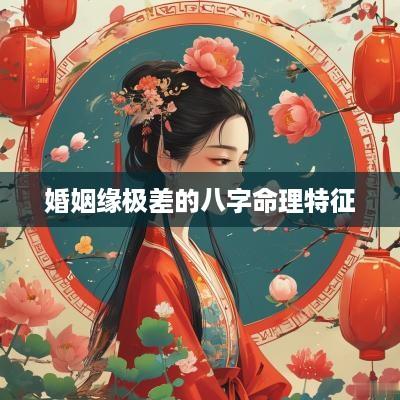 婚姻缘极差的八字命理特征