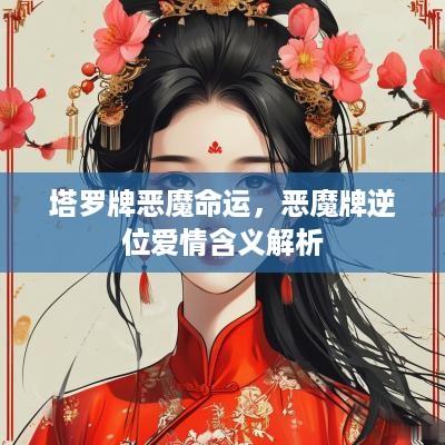 塔罗牌恶魔命运，恶魔牌逆位爱情含义解析