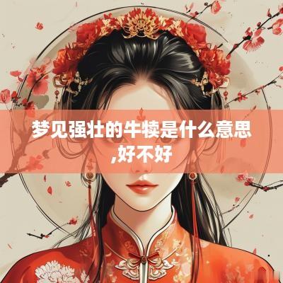梦见强壮的牛犊是什么意思,好不好