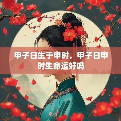 甲子日生于申时，甲子日申时生命运好吗