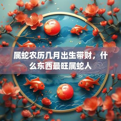 属蛇农历几月出生带财，什么东西最旺属蛇人