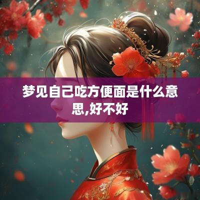 梦见自己吃方便面是什么意思,好不好