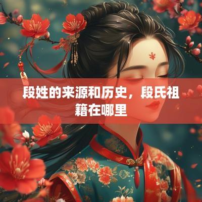 段姓的来源和历史，段氏祖籍在哪里