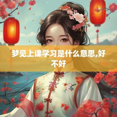 梦见上课学习是什么意思,好不好