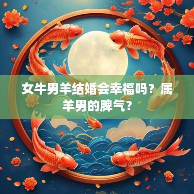 女牛男羊结婚会幸福吗？属羊男的脾气？