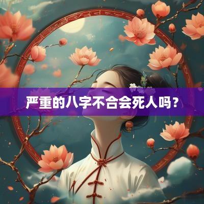 严重的八字不合会死人吗？