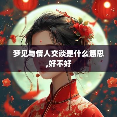 梦见与情人交谈是什么意思,好不好