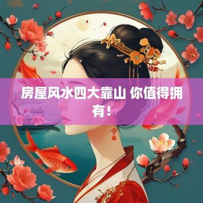 房屋风水四大靠山 你值得拥有！